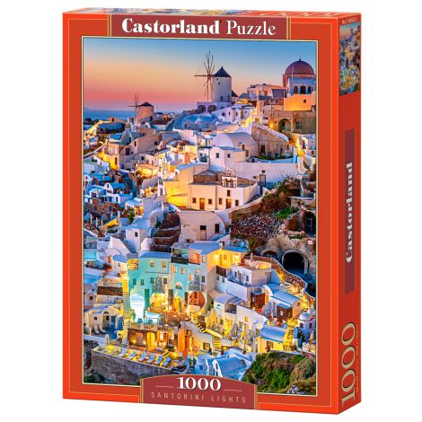 Puzzle Castorland 1000el Światła Santorini, Grecja